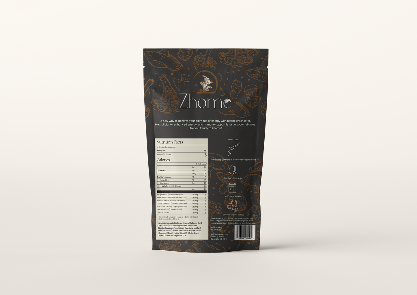 Zhome Mushroom Coffee